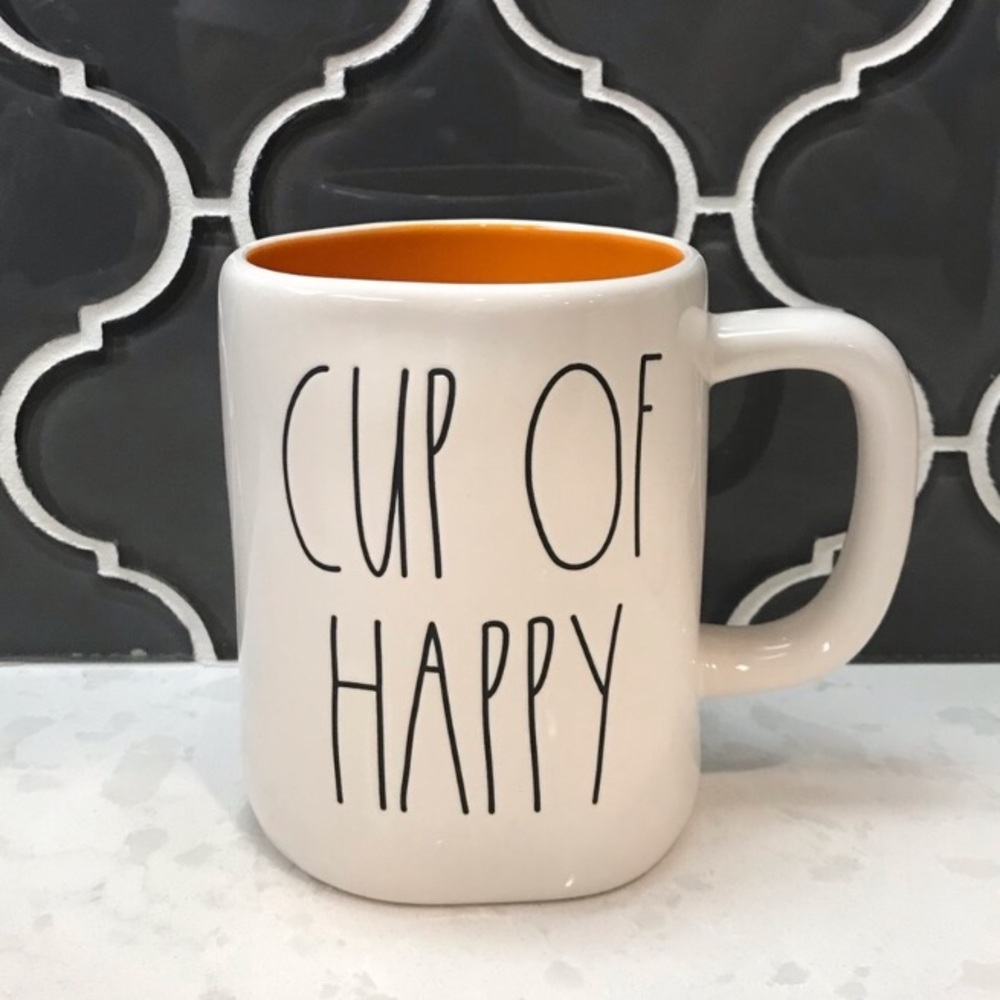 Rae Dunn CUP OF HAPPY Mug - Picture 1 of 1